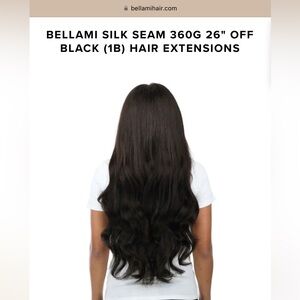 BELLAMI Silk Seam 360g 26" Off Black (1B)
